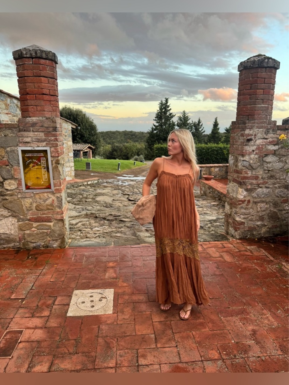 Zara  Wrinkled Embroidered Dress - Picture 12 of 15